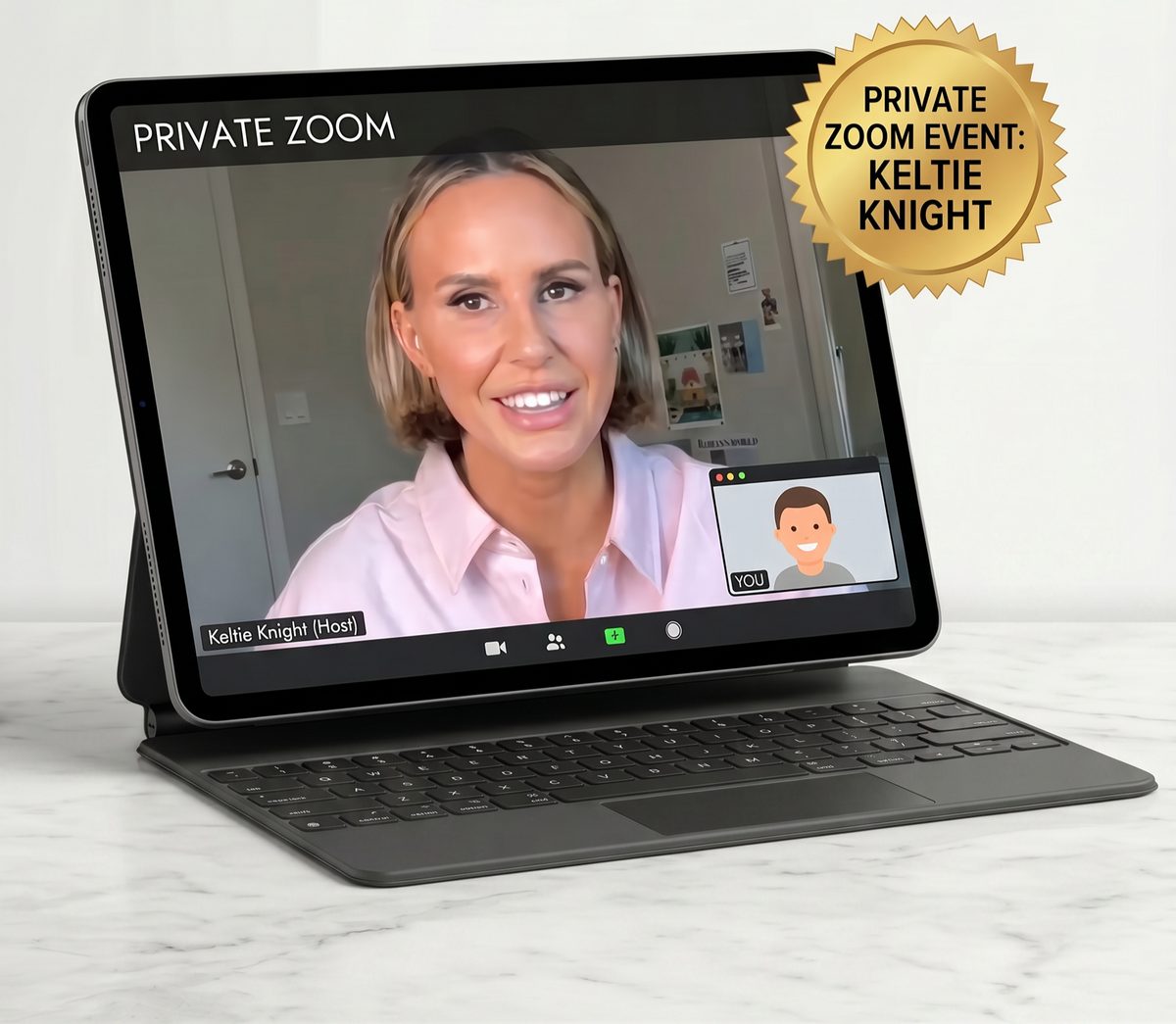 Private Zoom event with Keltie Knight